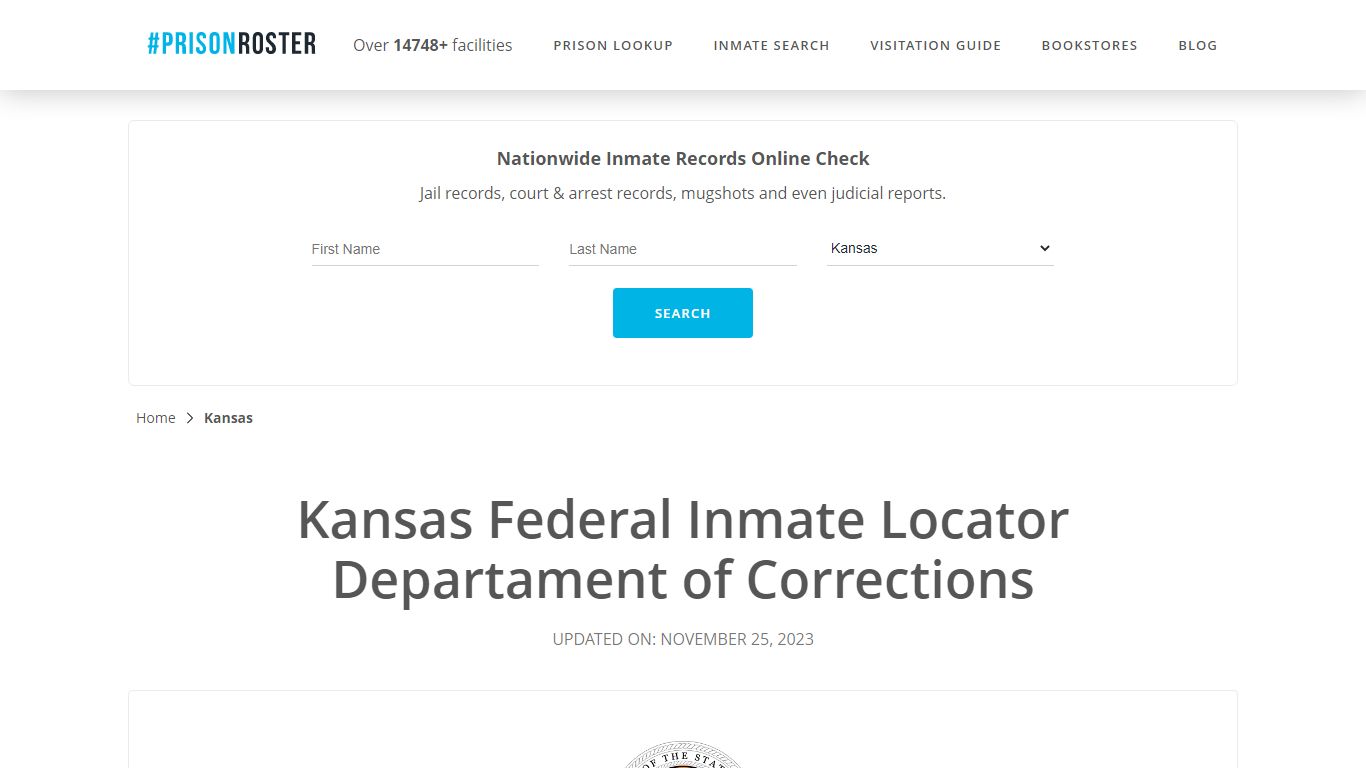 Kansas Federal Inmate Search - Prisonroster